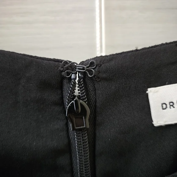 Dress the Population Tenley Black Dress With Boning Mesh Cutouts Cocktail Small - Picture 4 of 9